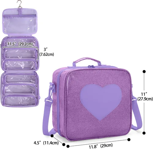 Miniatura 6 de LoDrid Funda de transporte para muñecas compatible con LOL Surprise OMG, organizador de exhibición compatible con muñecas Big Sister de 3 pulgadas
