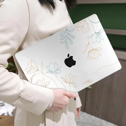 Miniatura 7 de MEEgoodo para MacBook Air de 13.3 pulgadas, funda 2021 2020 2019 2018 A2337 M1 A2179 A1932, carcasa transparente para MacBook Air M1, carcasa dura