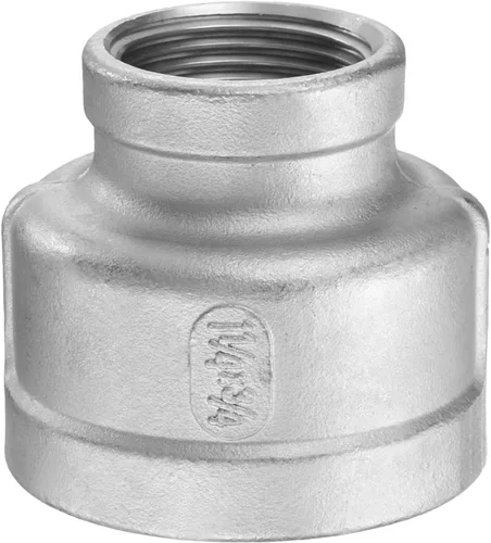 Miniatura 13 de HARFINGTON Acoplamiento Reductor 1-1/2" x 1" NPT Roscado Hembra 304 Acero Inoxidable Reductor Cónico Conexión de Tubería Fundida Adoptado para Tubo