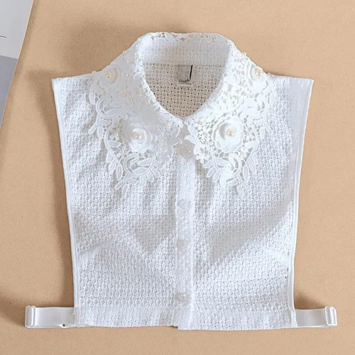 Miniatura 7 de Elegtiskas - Collar de media camisa desmontable para mujer y niña