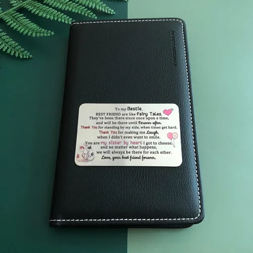 Miniatura 5 de Tarjeta de felicitación de cumpleaños con texto en inglés "True Friendship appreciate", regalos de despedida de graduación, regalo personalizado