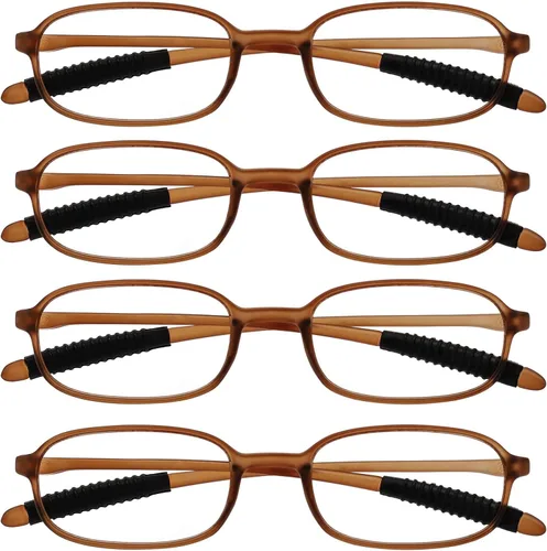 Miniatura 9 de Paquete de 4 lentes de lectura TR para mujeres y hombres, con bloqueo de luz azul, lectores 1.0 1.5 2.0 2.5 3.0 4.0