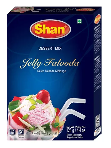 Miniatura 71 de Shan Polvo de crema de mango, 7.05 oz, postre esencial para cualquier ocasión, apto para vegetarianos, bolsa hermética en una caja (paquete de 3)