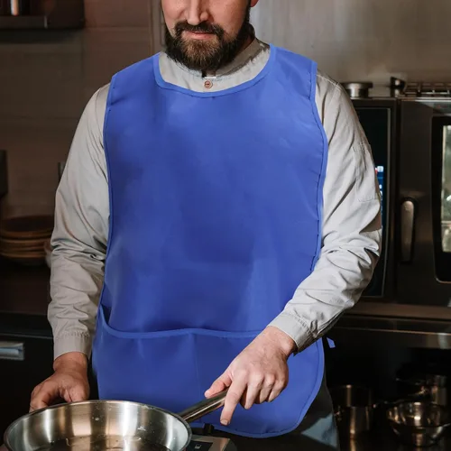 Miniatura 4 de VALICLUD Delantal impermeable con bolsillo Unisex Poliéster Cocina y Limpieza Chaleco Delantal para Pintura de Cocina y Uso Doméstico