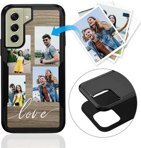 Miniatura 89 de Funda protectora personalizada para Samsung Galaxy S22 Ultra 5G (versión 2022), funda protectora de doble capa resistente con múltiples fotos, a