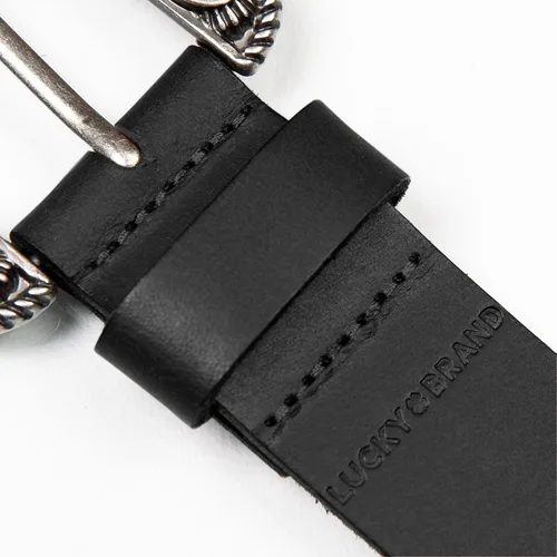 Miniatura 3 de Lucky Brand Cinturón de cuero de moda estilo occidental para mujer con hebilla de metal