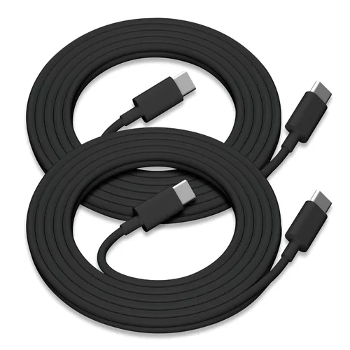 Miniatura 10 de Paquete de 2 cables de carga USB C a USB C de 3 pies y 60 W, cable de carga rápida tipo C a tipo C, para iPhone 16 E/17/Air/15/Pro/Plus/Pro Max