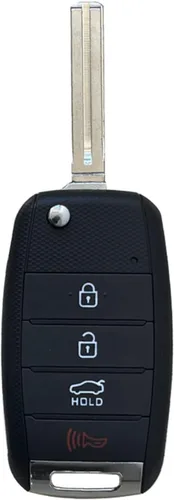 LadyCent 1 funda plegable para llave inteligente Kia K2 K3 K5 Carens Cerato Forte Sorento, para Hyundai Avante Santafe, 4 botones TOY40