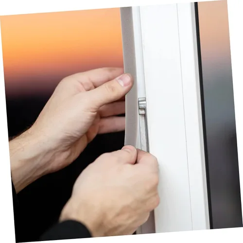Miniatura 9 de ORFOFE Bloqueador de ruido para puerta, 1 rollo autoadhesivo para marco de puerta, tira de sellado, cinta de esponja de sellado para reducción