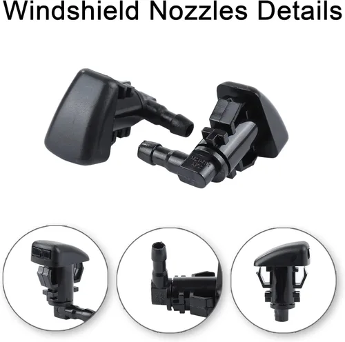 Miniatura 2 de Kit de boquillas de limpiaparabrisas delantero para Ford Fusion Lincoln MKZ Mercury Milan 2008-2012, 2011-2014 Hyundai Sonata Boquilla