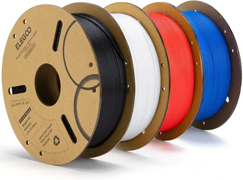 Miniatura 40 de ELEGOO Filamento PLA 1.75mm Azul Oscuro & Rojo 2KG, Filamento para Impresora 3D con Precisión Dimensional +/- 0.02mm, Paquete de 2 Carretes de 1kg
