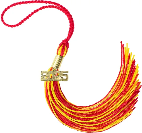 Miniatura 246 de Borla de graduación Aqua 2022, todos los colores escolares disponibles, fabricada en Estados Unidos