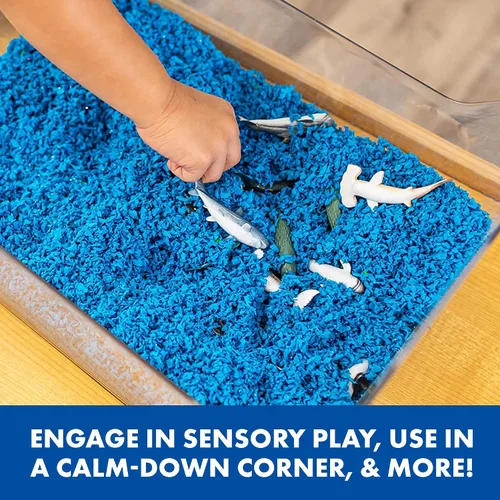 Miniatura 4 de Educational Insights Pluffle® Paquete de 4 - Conjunto de Espuma para Contenedor Sensorial, Alternativa Sin Desorden a los Juguetes de Arena y Slime