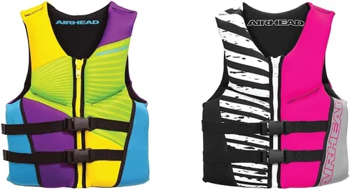 Airhead Gnar Kwick-Dry Neolite Flex Chaleco Salvavidas Tipo III, aprobado por la Guardia Costera de Estados Unidos, ajuste seguro, tallas para