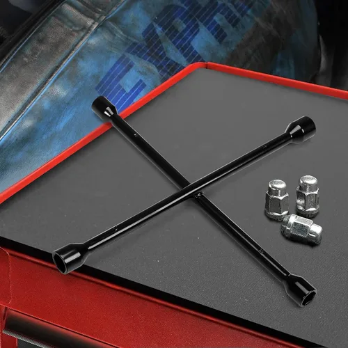 Miniatura 2 de Torin TRX31101-14F - Llave cruzada profesional de 14 pulgadas, universal, resistente, de 4 vías, color negro