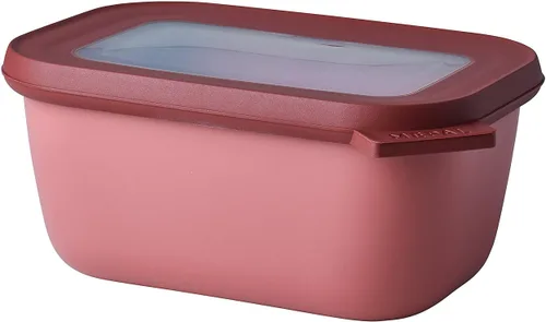 Miniatura 14 de Mepal Cirqula - Recipiente circular rectangular para almacenar y servir alimentos con tapas transparentes, perfecto para preparación de alimentos