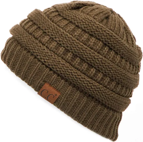 Miniatura 390 de C.C Trendy Warm Chunky Soft Stretch Cable Knit Beanie