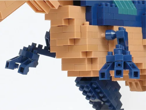 Miniatura 10 de nanoblock - Dinosaurs - Dinosaurio Deluxe Edition Giganotosaurus, kit de construcción de la serie Advanced Hobby