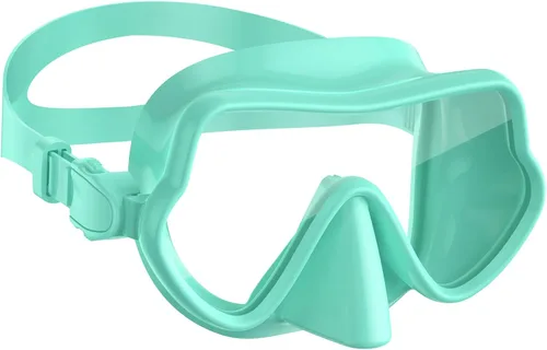 Miniatura 15 de W WSTOO Máscara de esnórquel antivaho antifugas, máscara de buceo panorámica, máscara de natación inastillable de vidrio templado, gafas de natación