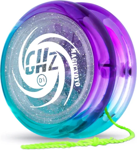 Miniatura 11 de Looping Yoyo D1 Responsive YoYo para niños principiantes, Yo Yo Yo de 2A Loop Yo-Yo Starter Yo-Yo Easy to Play Trucos de cuerda básicos (rojo)