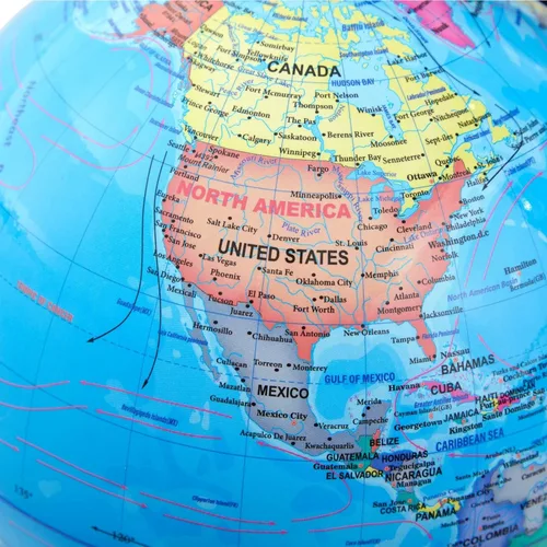 Miniatura 9 de Globo terráqueo con soporte – Globo terráqueo de escritorio para enseñanza, rotativo – perfecto para niños, estudiantes de geografía, profesores