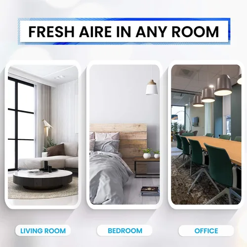 Miniatura 3 de Bluonics Fresh Aire - Paquete de 2 lavadores de aire a base de agua, revitalizador de aire y ambientador de habitación con 4 botellas de fragancia
