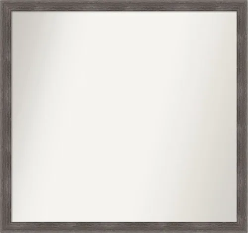 Miniatura 238 de Amanti Art Espejo personalizado, espejo de baño gris plomo a rayas, espejo de pared o espejo de tocador de baño sobre el fregadero