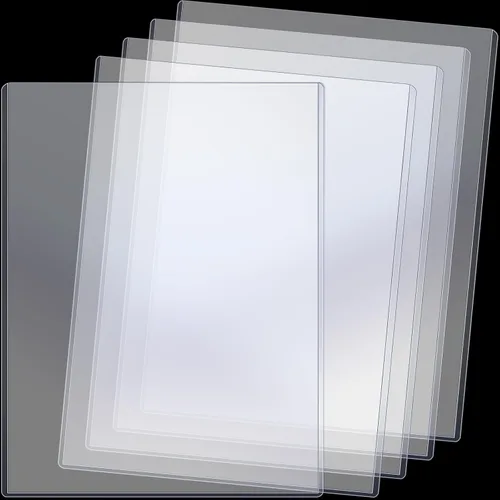 Miniatura 12 de Sherr 2 piezas protectores rígidos para impresión de 18 x 24 pulgadas, protectores de láminas de plástico duro transparente, fundas para póster