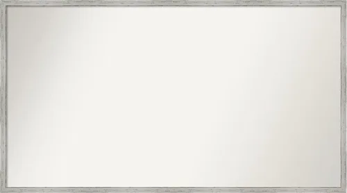 Miniatura 941 de Amanti Art Espejo de baño blanco para sobre el fregadero, 32 x 45 pulgadas, espejo de tocador rectangular blanco esbelto, marco de madera moderno