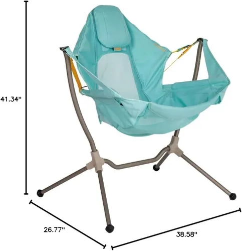 Miniatura 2 de Nemo Stargaze - Silla reclinable de lujo para máxima comodidad de campamento y observación de estrellas (2023), color aguamarina neblina