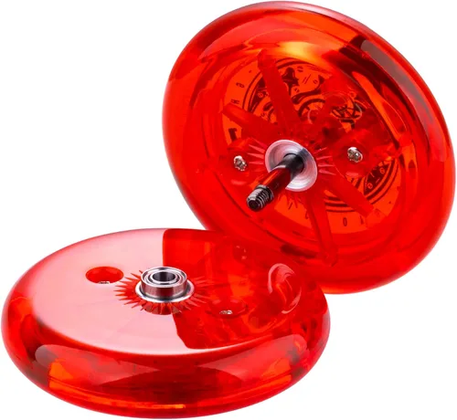 Miniatura 7 de Looping Yoyo D1 Responsive YoYo para niños principiantes, Yo Yo Yo de 2A Loop Yo-Yo Starter Yo-Yo Easy to Play Trucos de cuerda básicos (rojo)