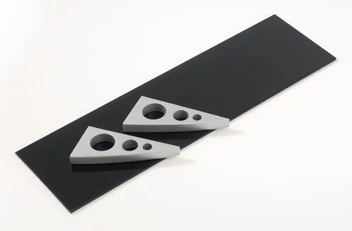 Miniatura 5 de LTL Home Products Kit de estante de pared de vidrio rompecabezas, 7 "x 36", azul puente