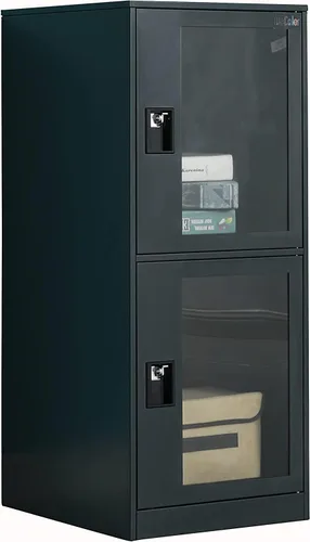 Miniatura 12 de MECOLOR - Casillero pequeño vertical de un solo nivel con cerrojo de candado, almacenamiento de 2 o 3 compartimientos; para empleados, hogar, Blanco