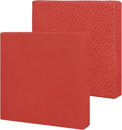 Miniatura 19 de Easy-Going - Paquete de 4 fundas de cojín impermeables para patio, de 24x22x4 pulgadas, fundas de repuesto antideslizantes para asientos al aire