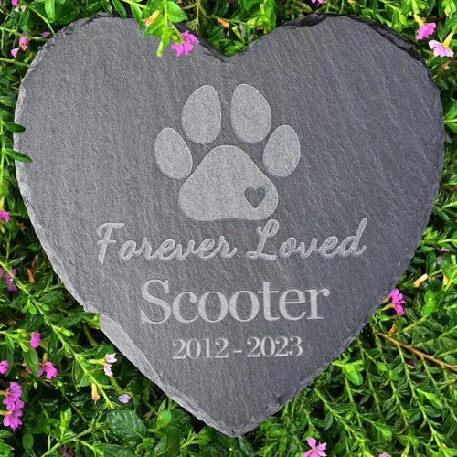 Miniatura 14 de Regalo conmemorativo de la pérdida de perro, piedra conmemorativa personalizada para mascotas, lápida de condolencias para perros por pérdida