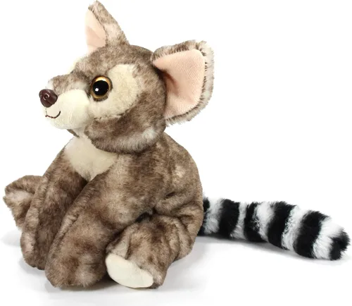 Miniatura 7 de The Petting Zoo Ringtail - Peluche de gato, regalos para niños, animales salvajes de la vida silvestre, juguete de peluche lémur de 9 pulgadas
