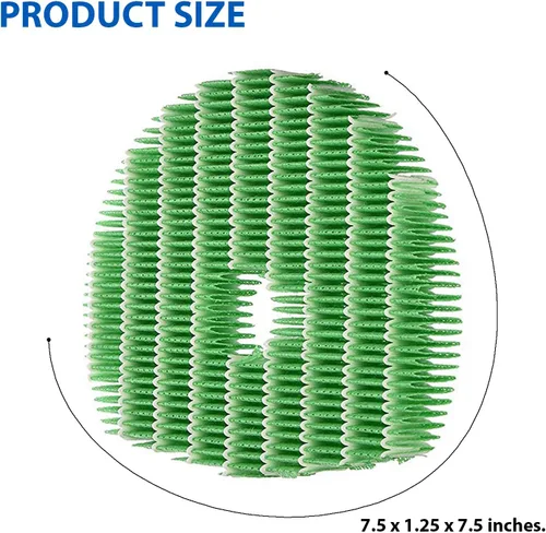 Miniatura 4 de Fette Filter - Filtro humidificador de repuesto compatible con filtro de aire/humidificador Sharp KC-850U, KC-860U, KC-C70U, KC-C100U, KC-C150U