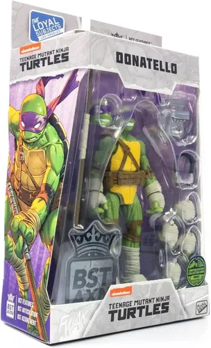 Miniatura 2 de Tortugas Ninja Adolescentes Mutantes BST AXN Donatello IDW Inspirado en Cómic Héroes Figura de Acción de 5 Pulgadas