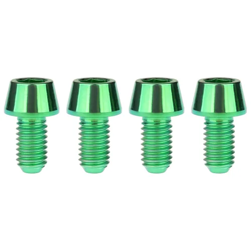 Miniatura 44 de Titanio Ti M6 x 10 16 18 20 25 30 35 40 45 50 55 60 2.559 in Allen - Tornillos hexagonales de 2.559 in, tornillos cónicos, paquete de 4
