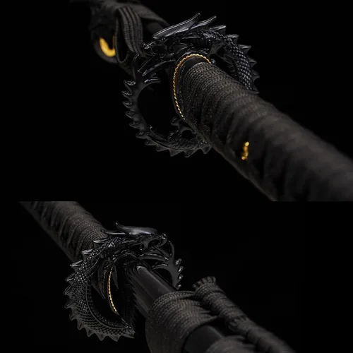 Miniatura 5 de Kamaiwo -1045/1060 hechas a mano forjadas a mano, auténticas, las katanas japonesas son un regalo único para hombres. El acero de alto carbono