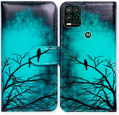 Bcov Funda para Moto G Stylus 5G (no compatible con G Stylus 4G), funda de cuero con tapa y ranura para tarjetas y soporte para Motorola Moto G