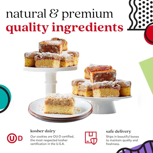Miniatura 3 de David's Cookies Fresh Baked - Cesta de regalo gourmet para pastel de migas – Surtido de pasteles de migas gourmet con mantequilla original, cesta