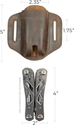 Miniatura 6 de Hide & Drink, Soporte multiherramienta para cinturón, funda de herramientas para cintura, juego de cuchillos de bolsillo, accesorios para Bourbon