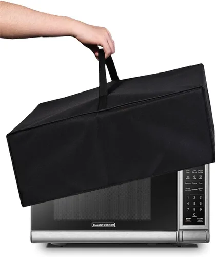 Miniatura 2 de Protector de funda para horno de microondas, tela de nailon, a prueba de polvo, protección para Black+Decker EM720CB7, horno de microondas digital