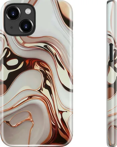 Miniatura 24 de Goodon para iPhone 17 Pro, Funda Estética de Gato Negro y Niña Naranja, Compatible con Magsafe, Funda Protectora Retro Única y Moderna de Silicona
