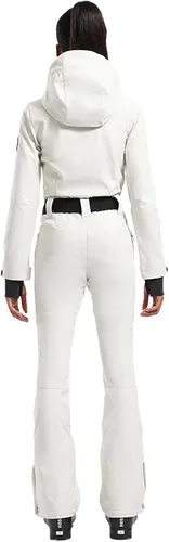 Miniatura 55 de GSOU SNOW Traje de esquí para mujer, traje de nieve delgado de una pieza, chaqueta de nieve, impermeable, resistente al viento, deportes al aire