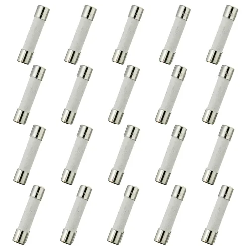 Miniatura 11 de T7AL250V 20 fusibles de tubo de cerámica de soplado lento de 0.236x1.181 in 0.24 x 1.18 pulgadas 7A 250V