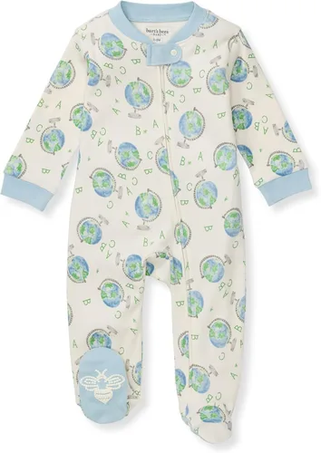 Miniatura 266 de Burt's Bees Baby - Pijama de una pieza para bebé, mameluco para dormir y jugar, algodón 100% orgánico, cremallera frontal