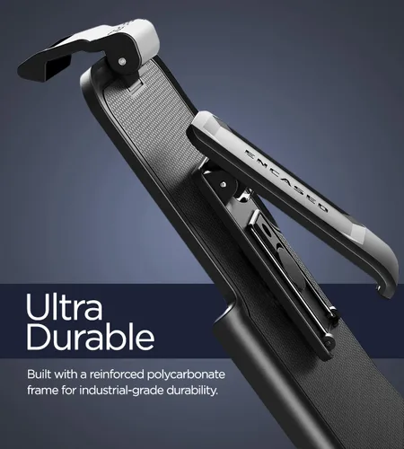 Miniatura 3 de Encased Titan - Funda impermeable para iPhone 15 Pro con clip para cinturón (compatible con MagSafe), funda protectora de cuerpo completo con funda