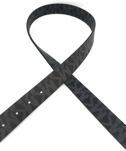Miniatura 5 de Michael Kors Womens Rectangle Buckle Reversible Mk Logo Belt